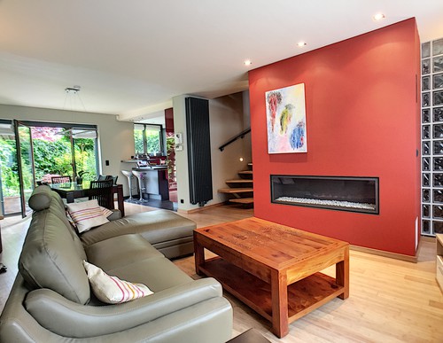 MAISON 3 façades GRAND CONFORT avec JARDIN & grand GARAGE privatif | HALF OPEN BEBOUWING 155 m² met groot comfort, stadstuin en grote garage