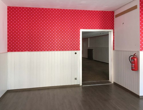 Handelsruimte met appartement en garage te Dilsen-Stokkem