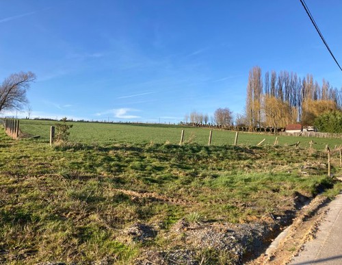 Buitenkans: zeer rustig gelegen bouwgrond met reeds goedgekeurd bouwplan te Brakel!